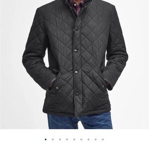 Barbour Men's Black Quilted Puffer Jacket